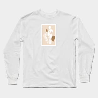 Boho aesthetic art circle Long Sleeve T-Shirt